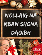 Every January 6th, its customary in Ireland that the women, who have slaved for weeks getting ready for Christmas and New Year, to have their own day.